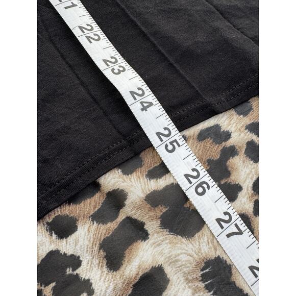 Vintage Wet Seal Cheetah Bedazzled Women’s Top Size S High Low Y2K Millennial - Picture 7 of 13